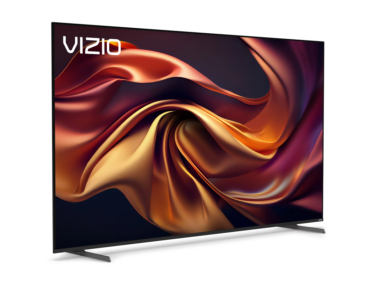 75-дюймовый смарт-телевизор Vizio Quantum Pro QLED 4K на белом фоне.