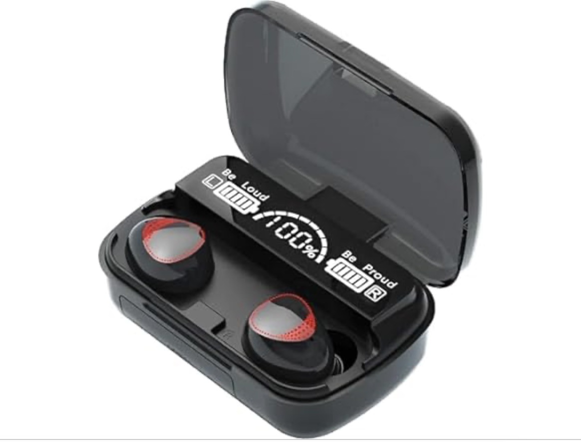 The Wireless Bluetooth Earbuds with 2,000mAh Charging Case.