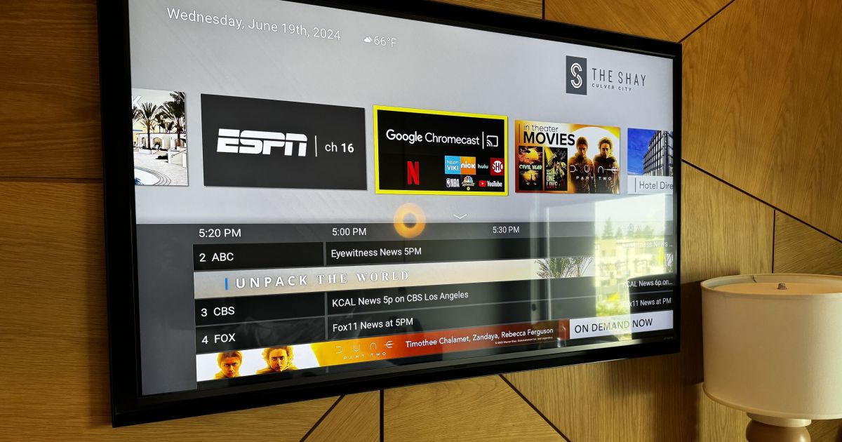 Hotels TVs finally support AirPlay and Google Cast | Digital Trends