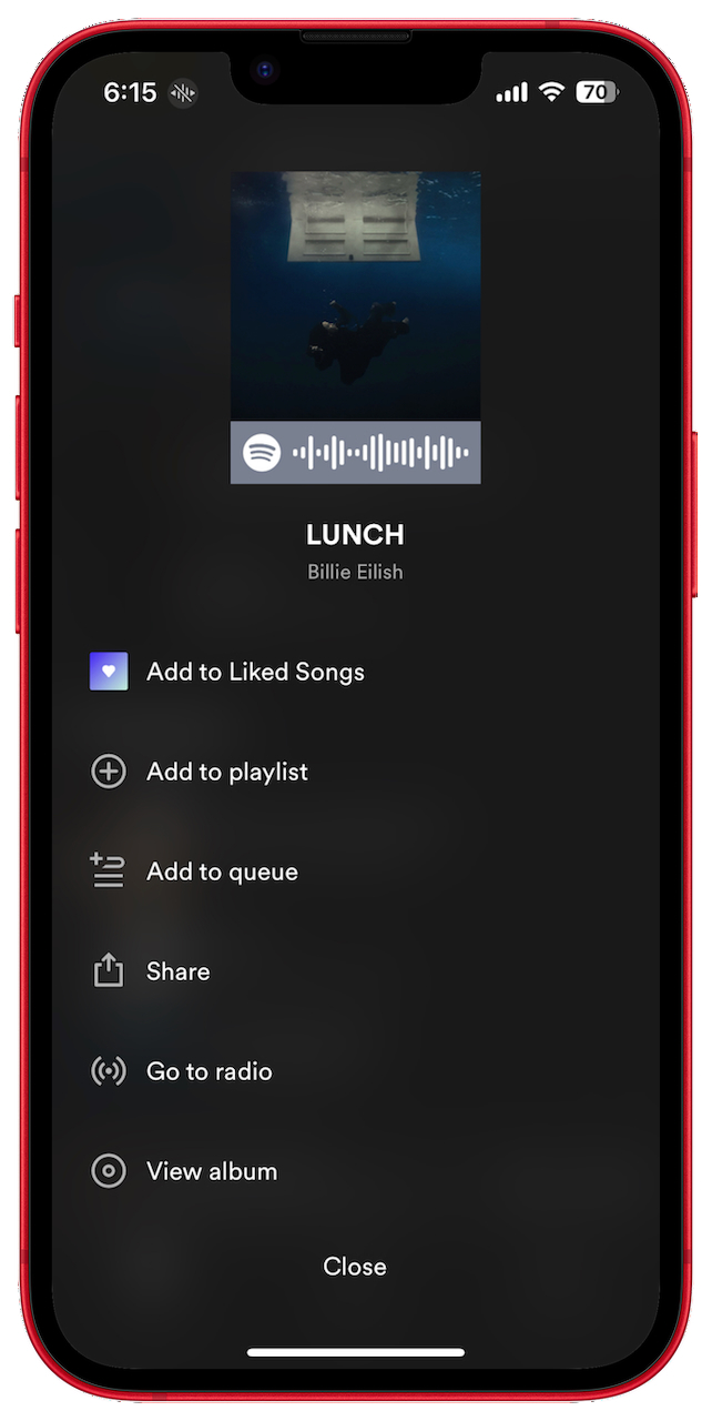 How to find your Spotify listening history on the mobile app.