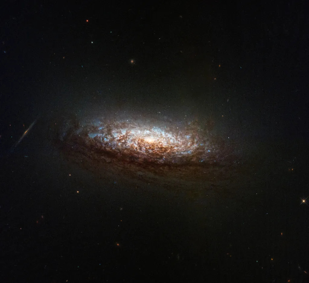 This NASA Hubble Space Telescope features the galaxy NGC 1546.