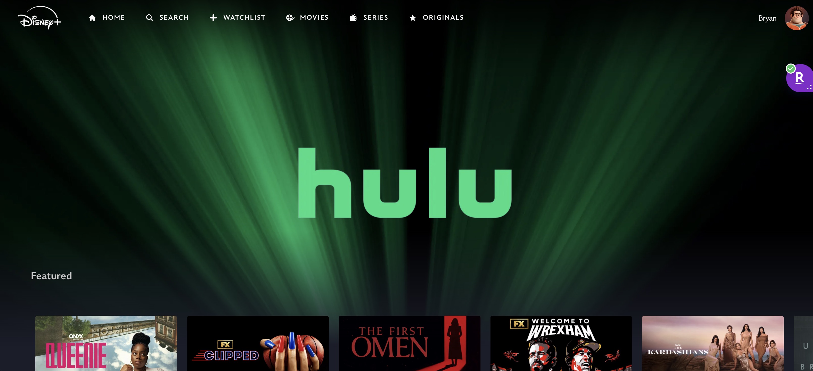 Hulu sur Disney Plus