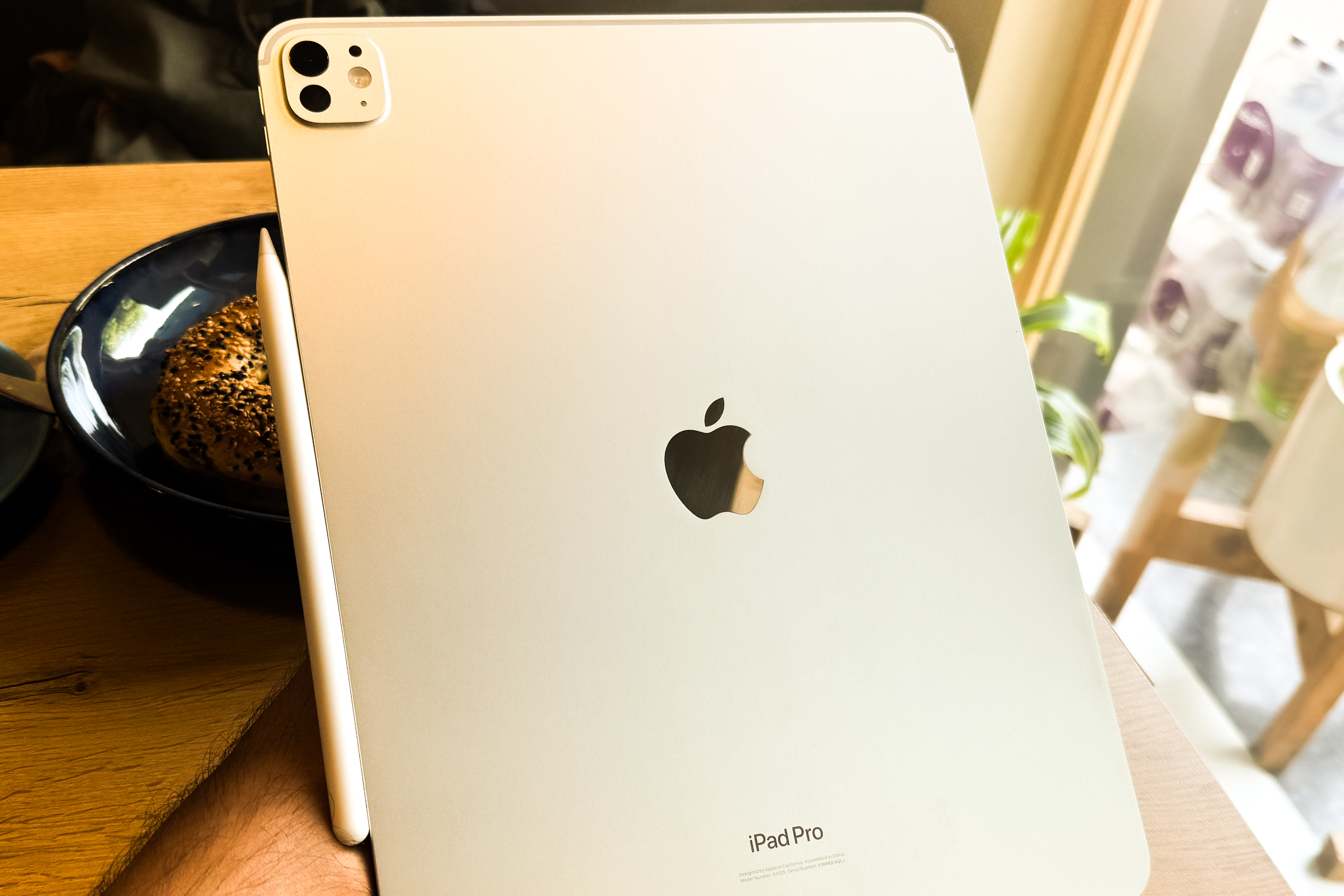 Coque arrière de l'iPad Pro M4.