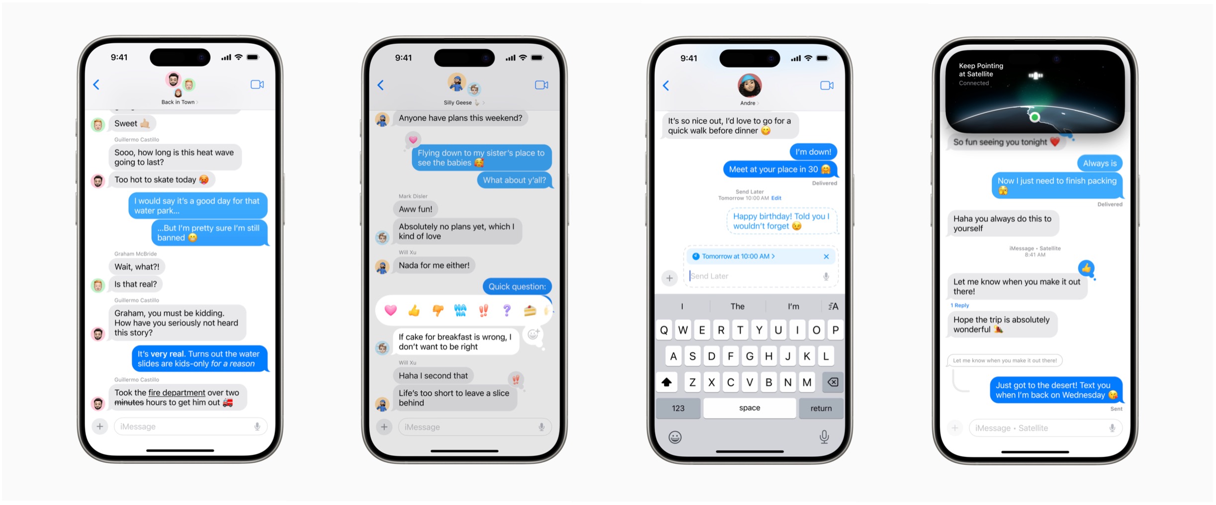 iOS 18 messages features.