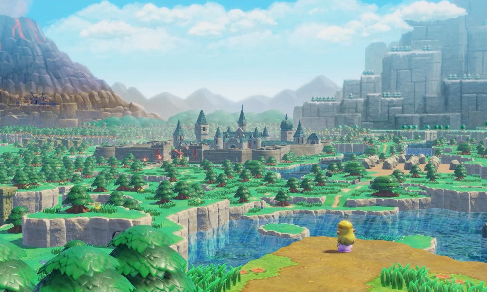 Zelda stares at a landscape in The Legend of Zelda: Echoes of Wisdom.