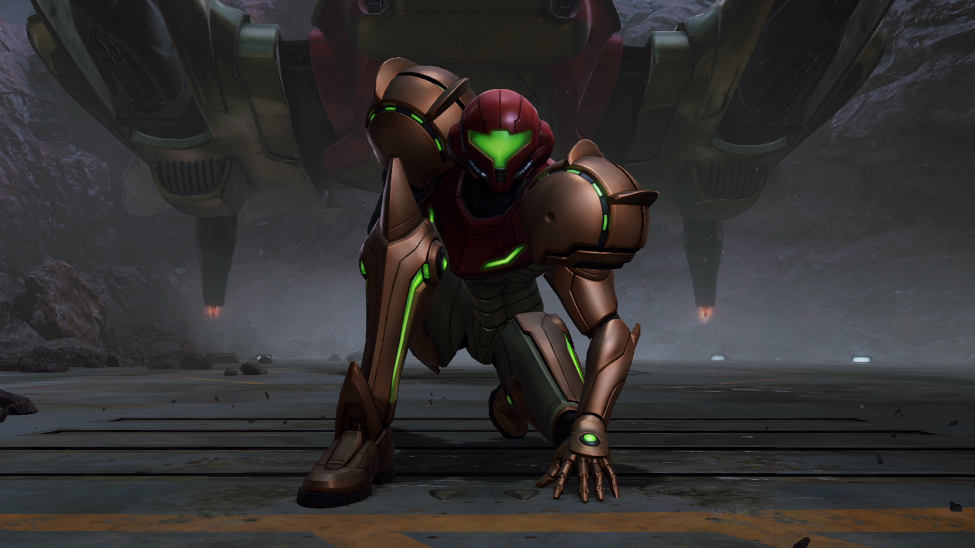 Samus Aran poses in Metroid Prime 4: Beyond.