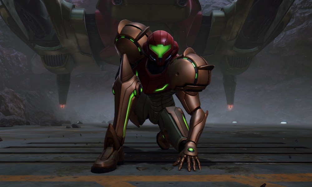 Samus Aran poses in Metroid Prime 4: Beyond.