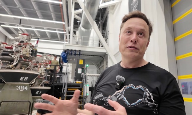 elon musk gives a tour of spacex starfactory rocket site