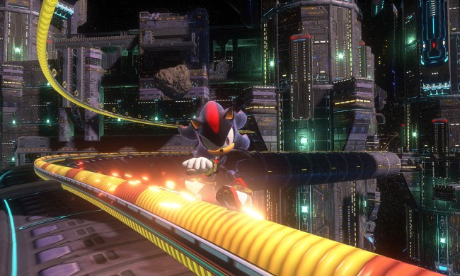 Sonic grinding on a rail.