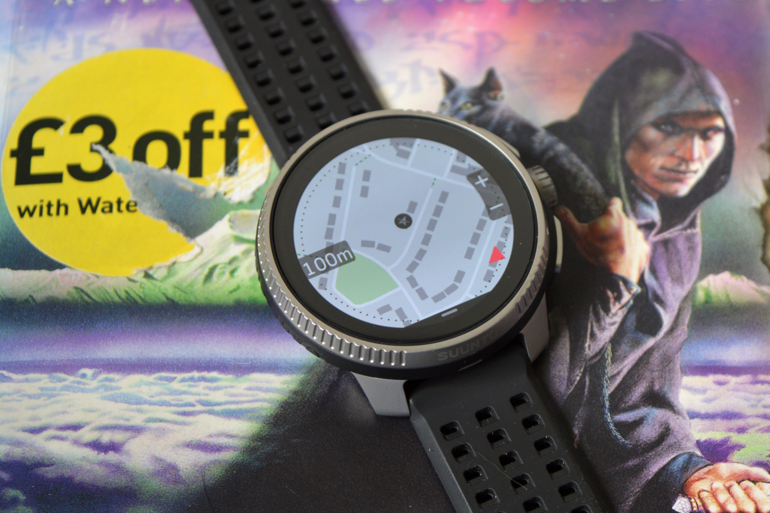 Die Kartenfunktion des Suunto Race.