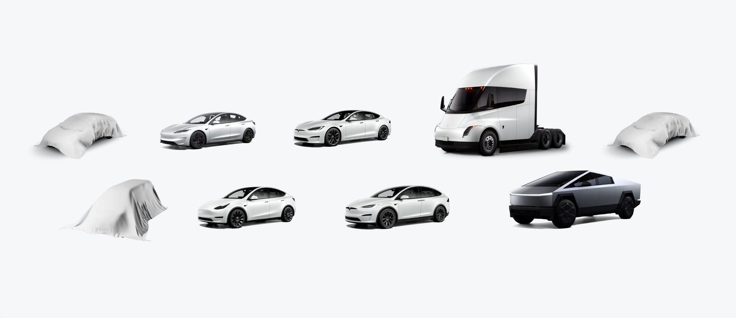Tesla current and future lineup