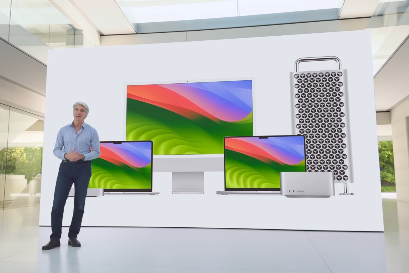 Apple's Craig Federighi discusses macOS at the Worldwide Developers Conference (WWDC) 2024.
