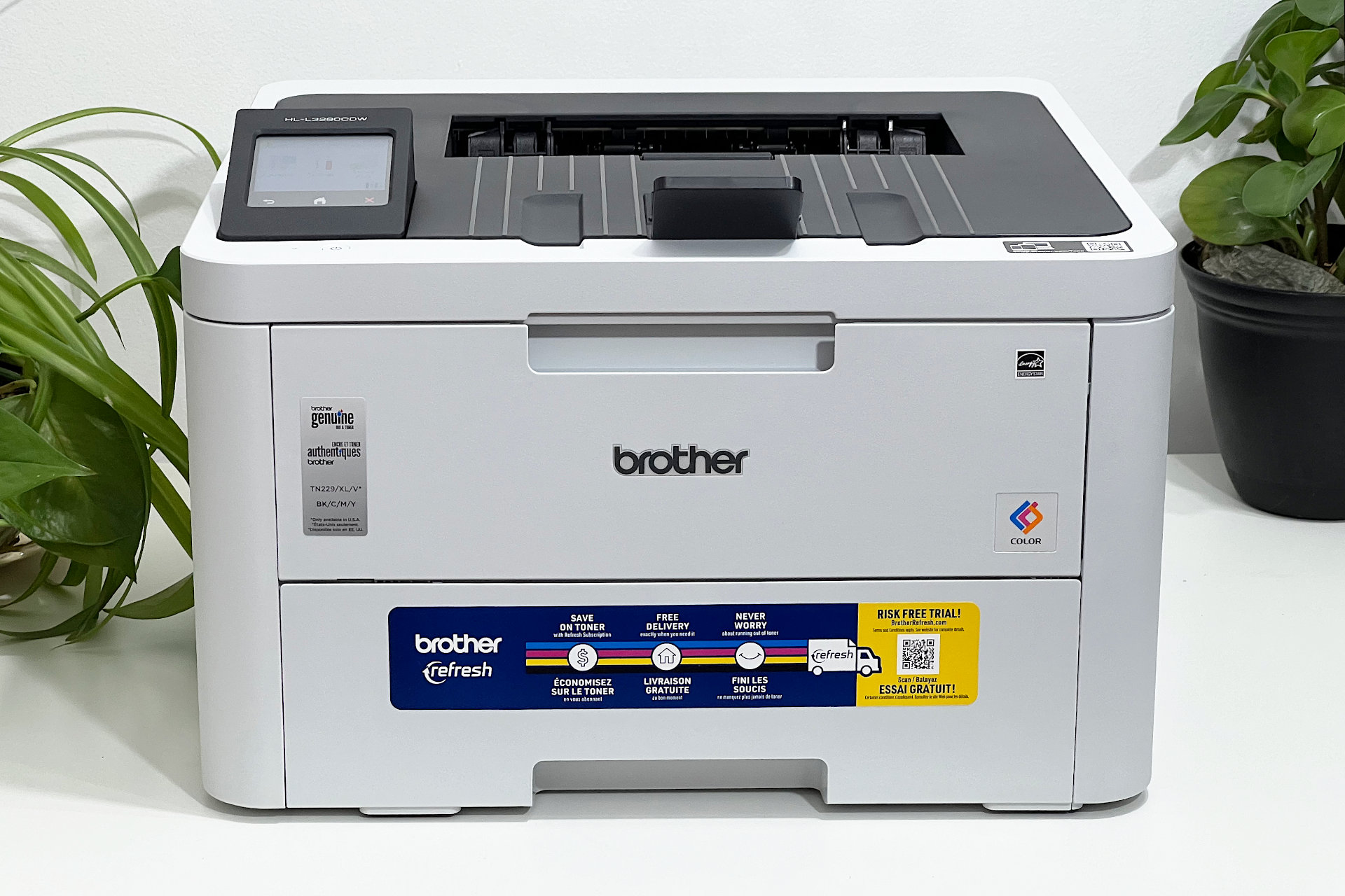 Brother's HL-L3280CDW is compact and attractive.