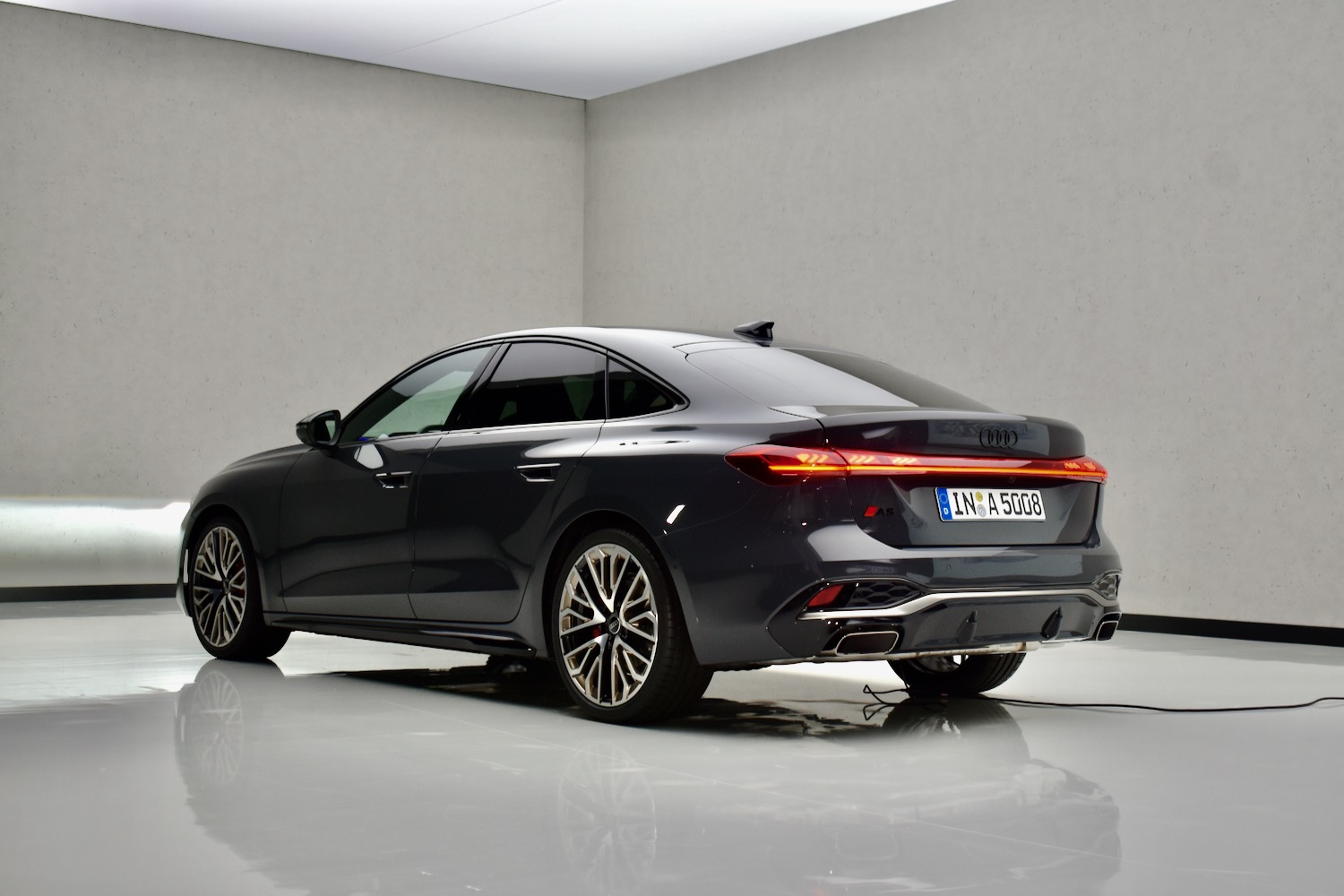 The Audi A6 e-tron blends in with combustion models, but that’s by design