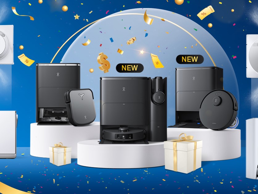 Imagem promocional de ofertas ECOVACS t30S Combo Prime Day 2024