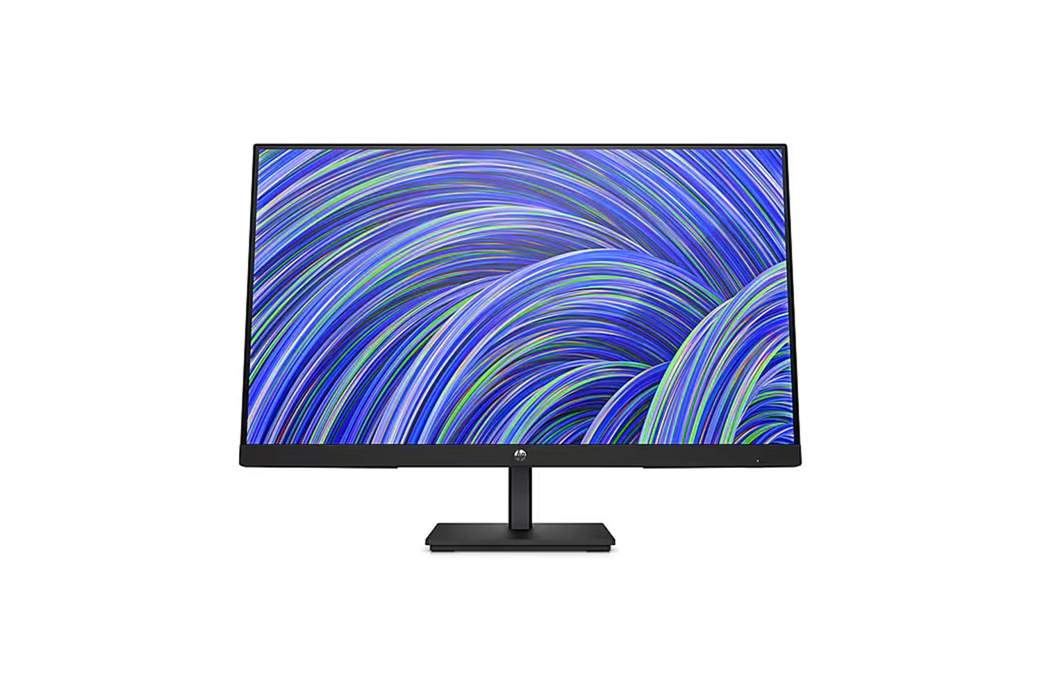 Der HP V24i G5 24-Zoll-Monitor auf weißem Hintergrund.