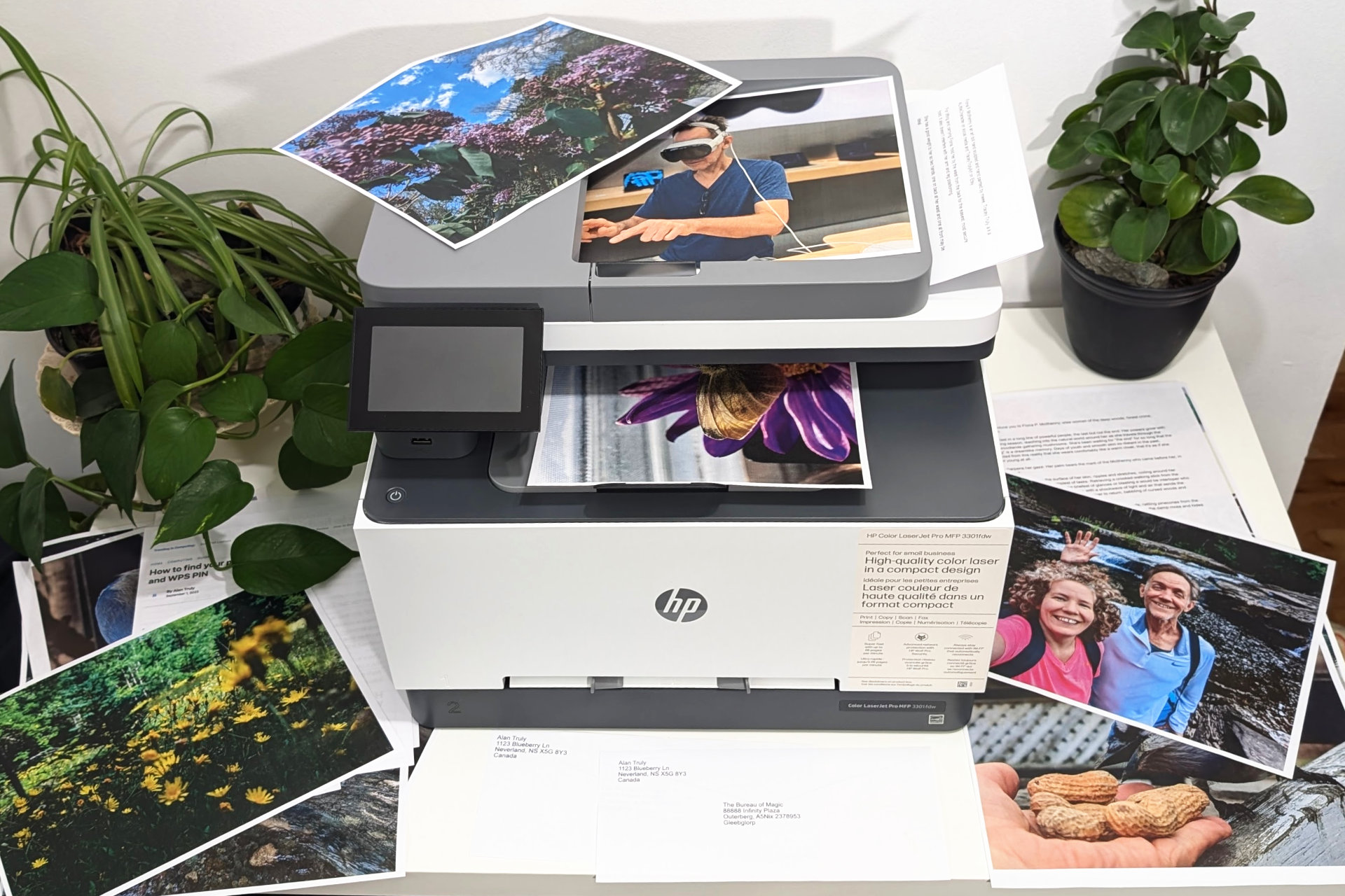 HP gave the Color LaserJet Pro MFP 3301fdw a fast single-pass duplex ADF.