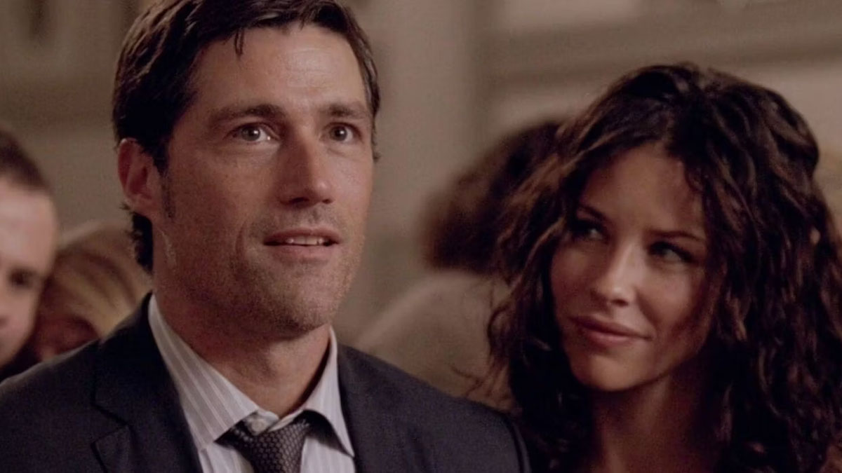 Matthew Fox y Evangeline Lilly en Perdidos.