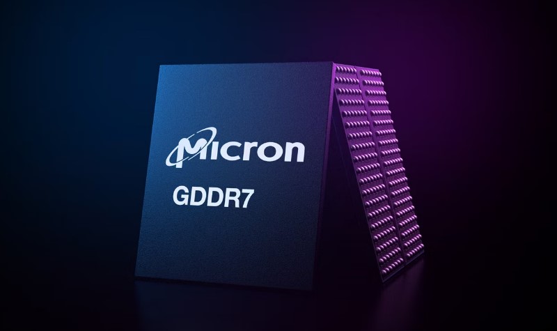 Micron's GDDR7 VRAM.