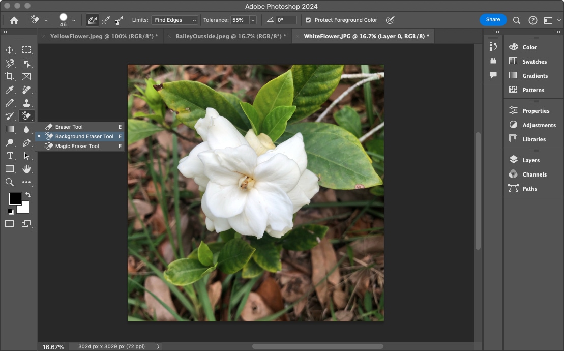 How to remove a background in Photoshop