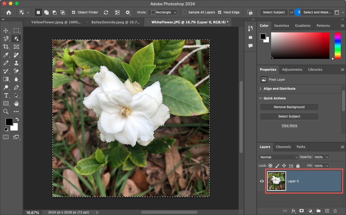 How to remove a background in Photoshop