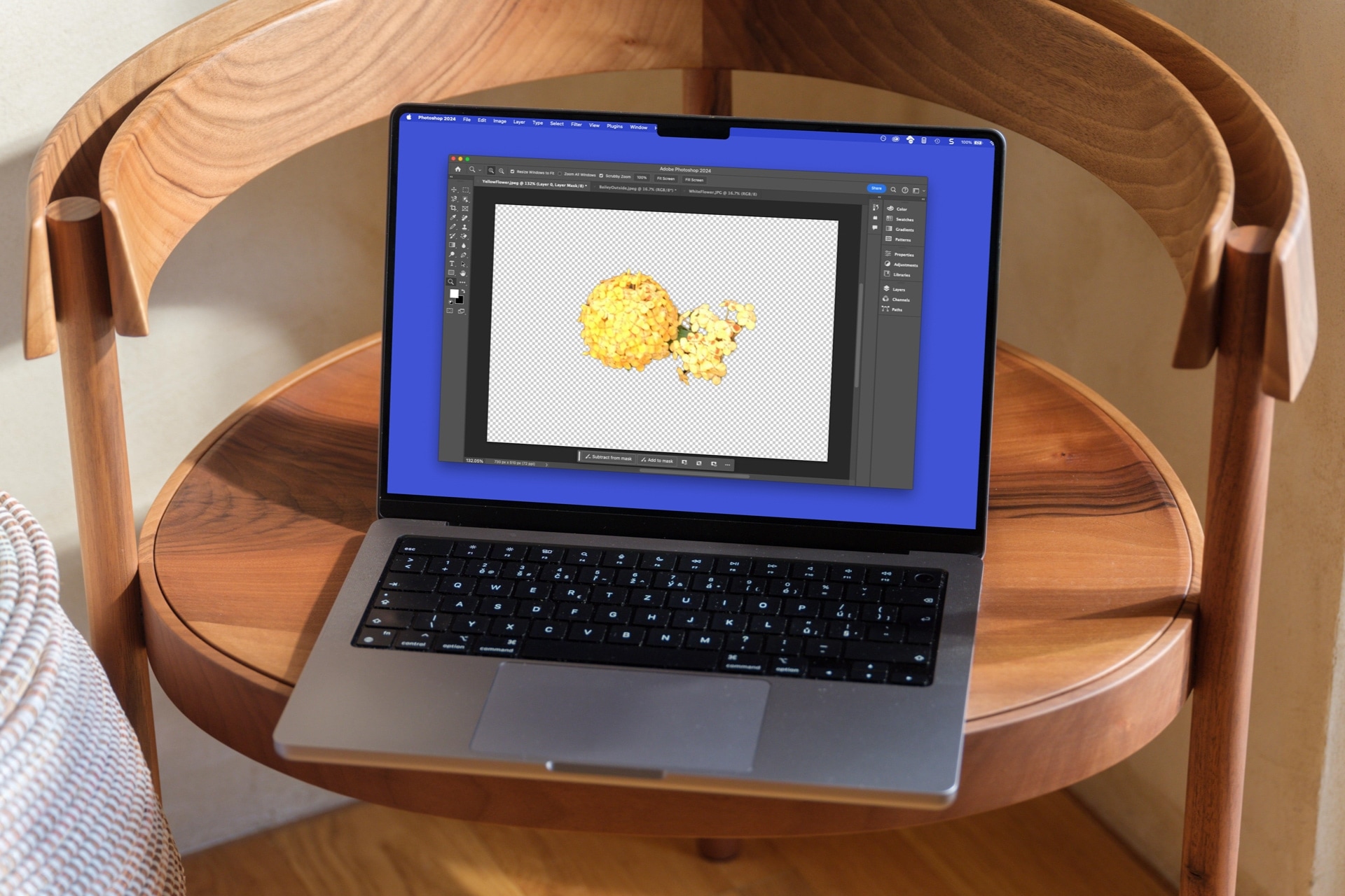 how to remove a background in photoshop macbook