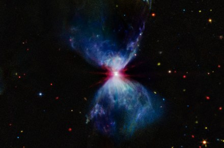 James Webb snaps a colorful image of a star in the process of forming