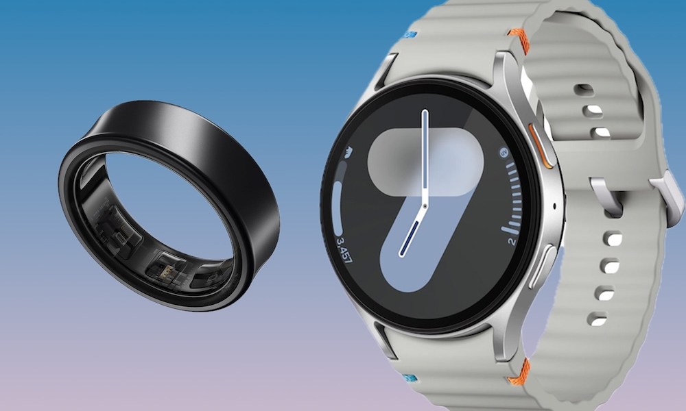 Samsung Galaxy Ring vs. Galaxy Watch 7.