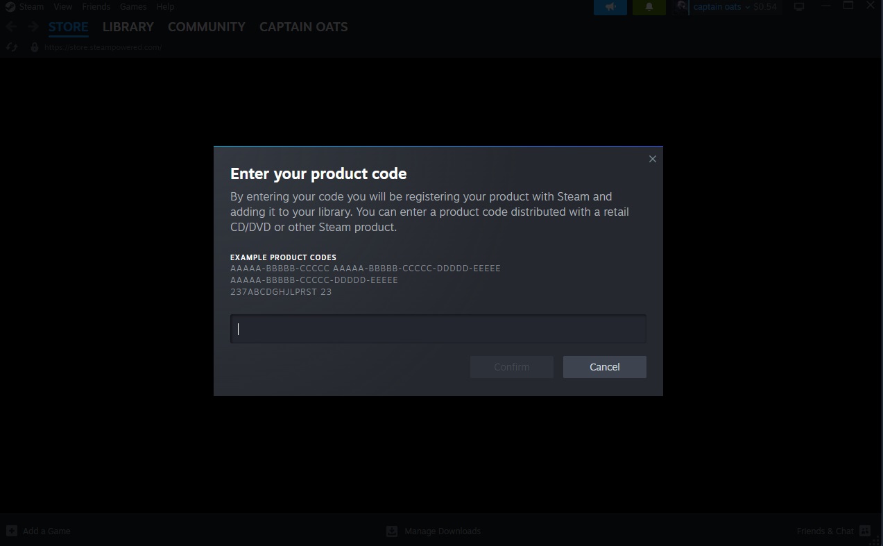 How to redeem codes on Steam