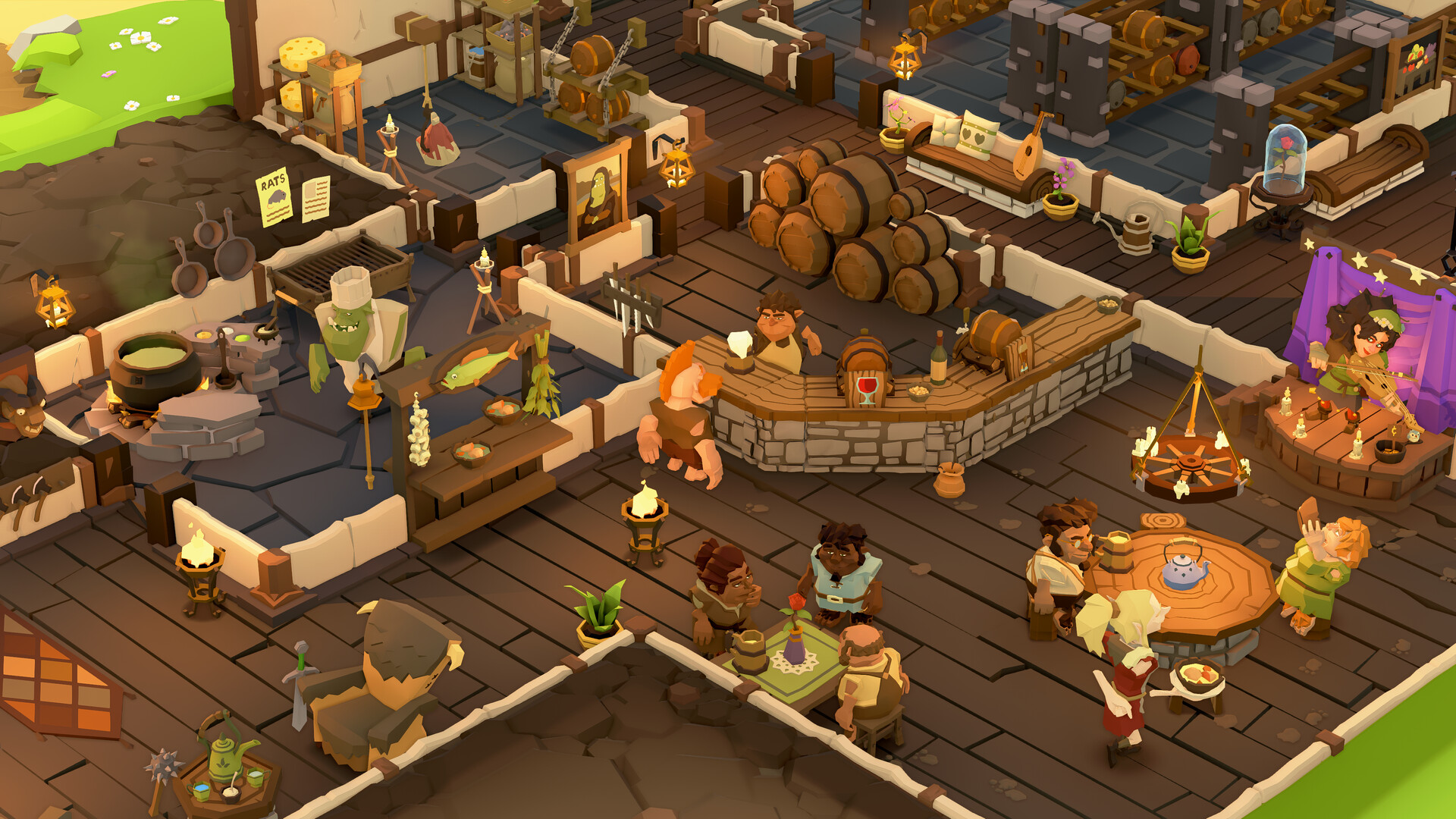 Une taverne à part entière dans Tavern Keeper.