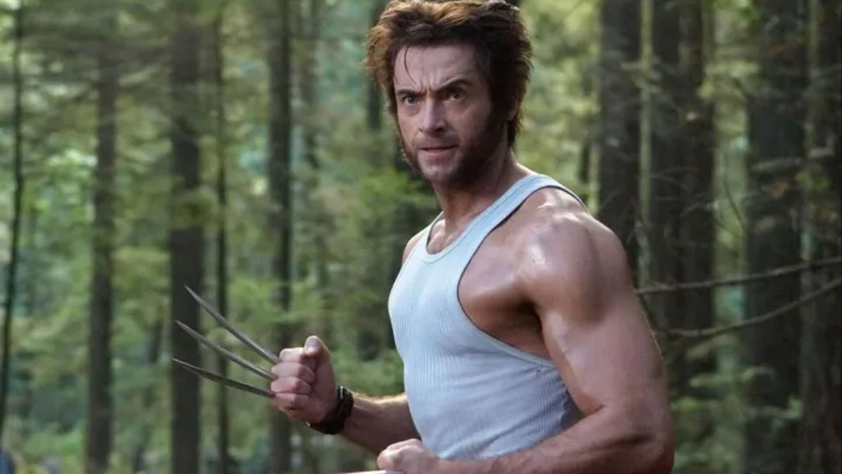 Hugh Jackman como Wolverine em X-Men.