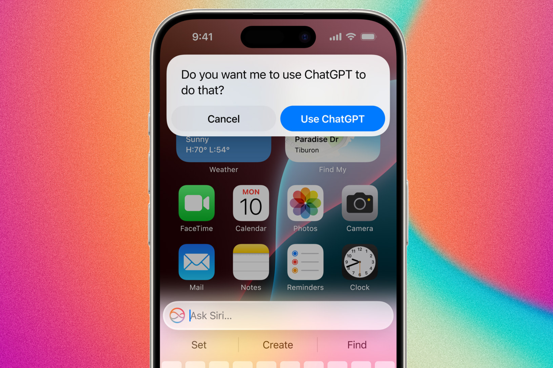 Integración de ChatGPT en iPhone