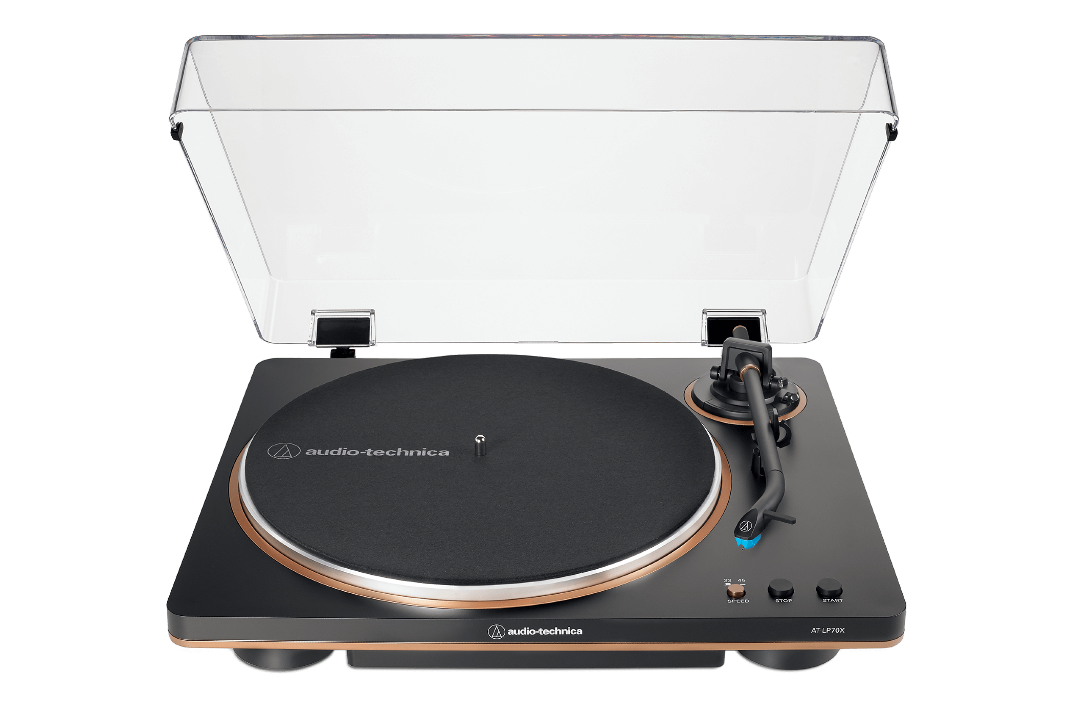 El tocadiscos AT-LP70X de Audio-Technica. 