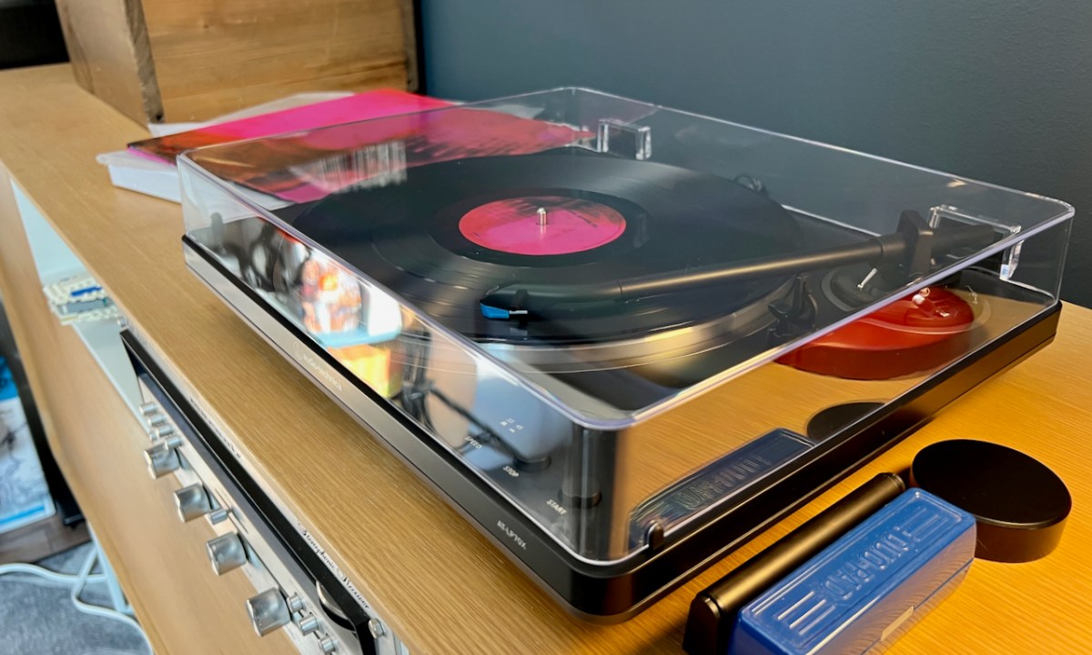 The Audio-Technica AT-LP70X turntable.