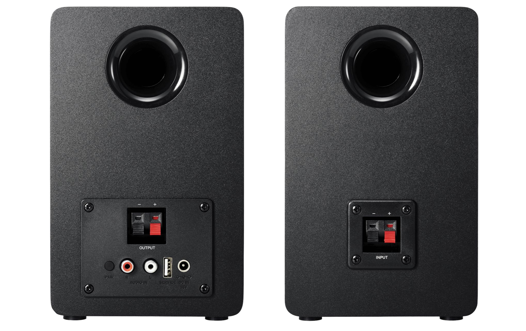 Audio-Technica AT-SP3X powered bookshelf speakers.