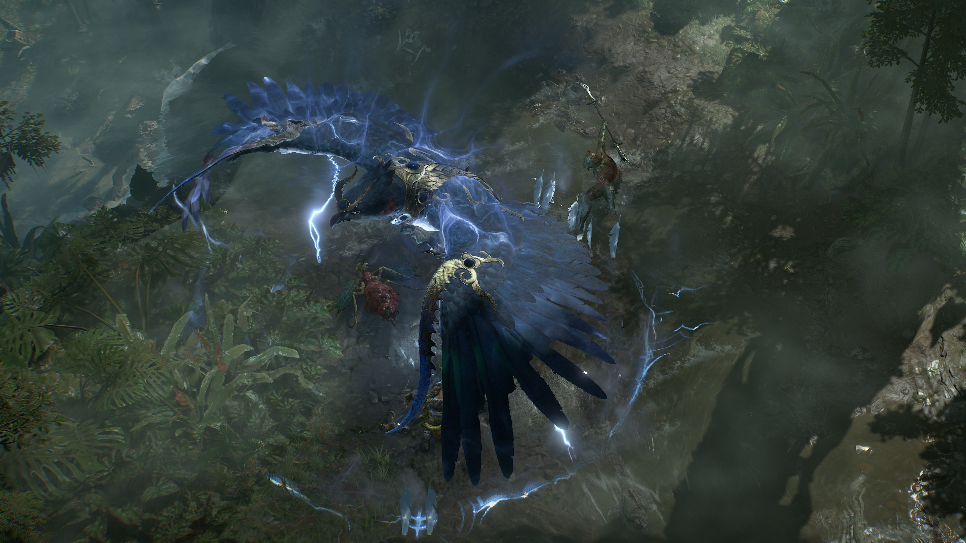 Un Spiritborn invoque un oiseau dans Diablo 4.