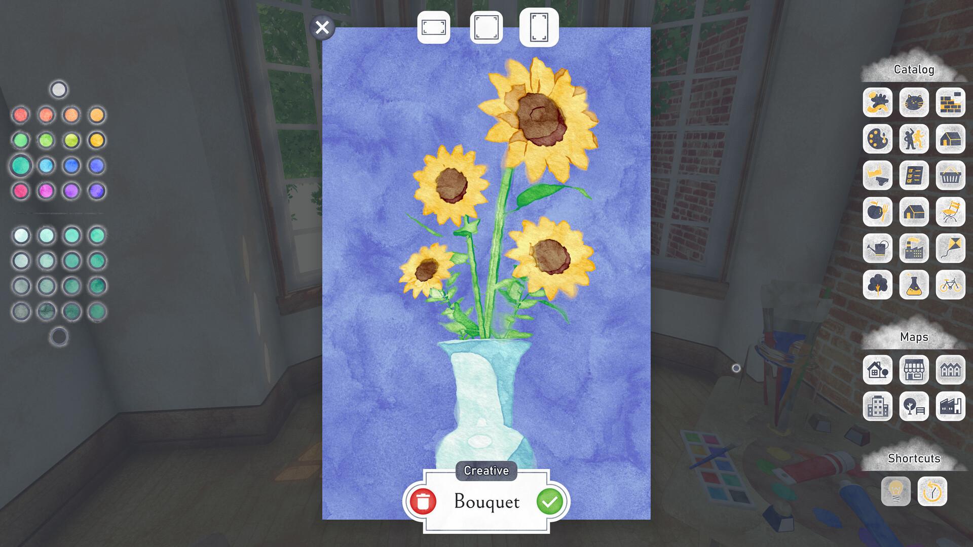 This soothing painting game has serious Bob Ross energy