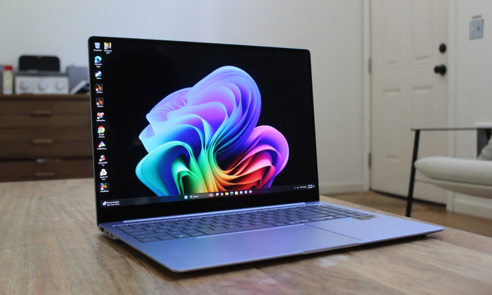 The screen showing on the Galaxy Book4 Edge.