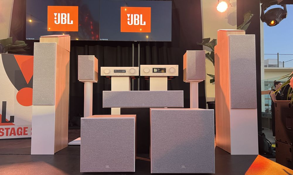 JBL MA/Stage 2 Series home theater products.