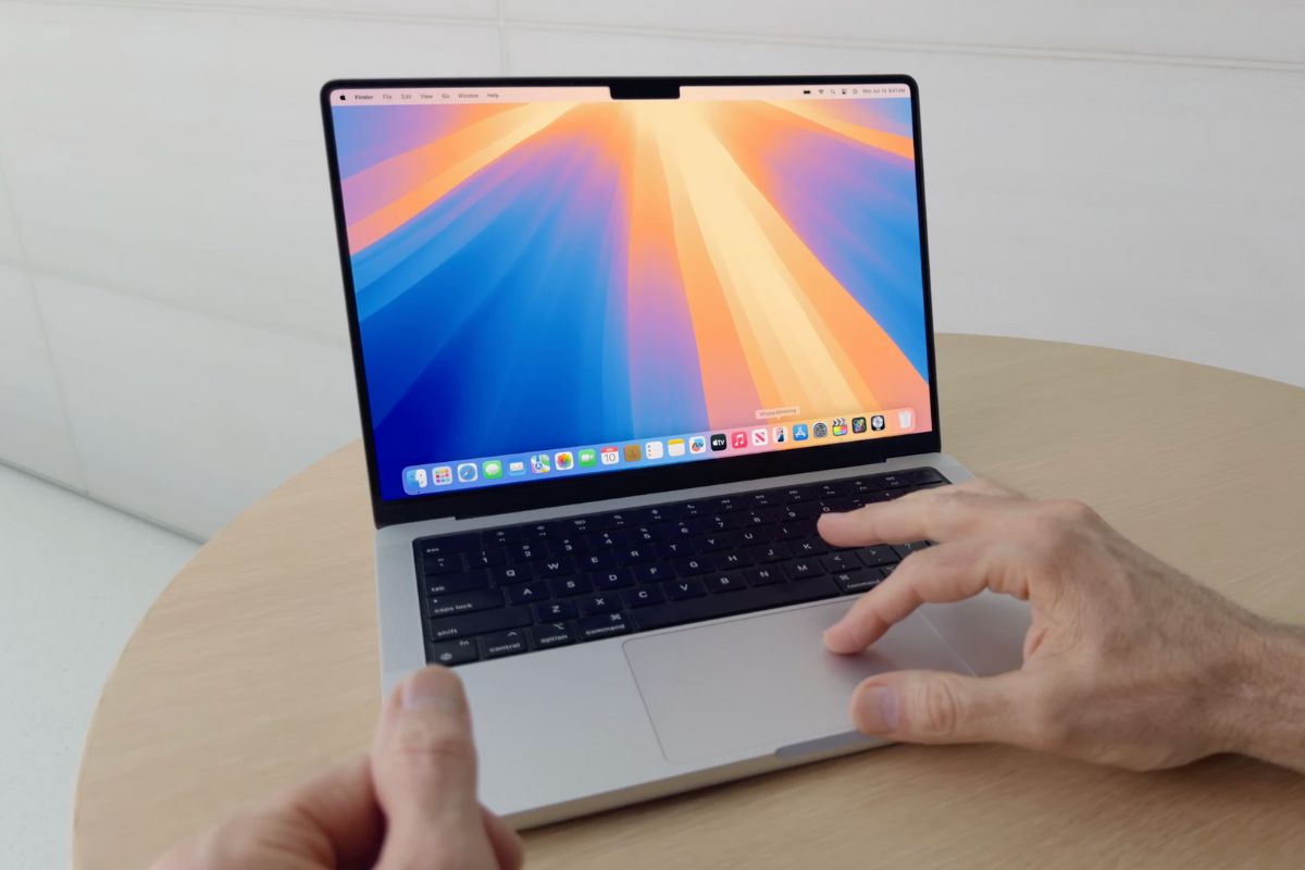 macOS Sequoia being used on a MacBook Pro.