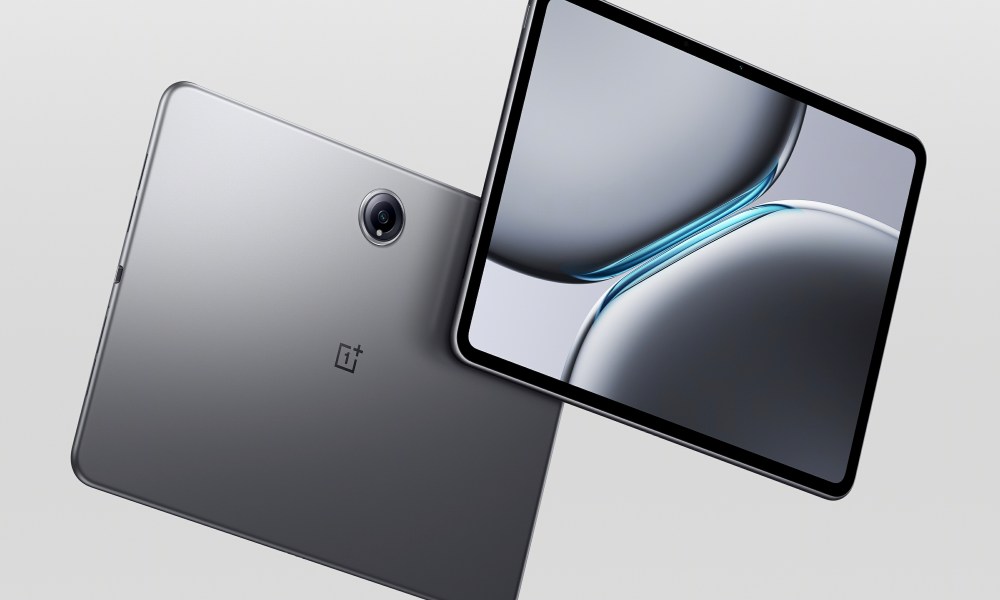 A rendered image of the OnePlus Pad 2 tablet.