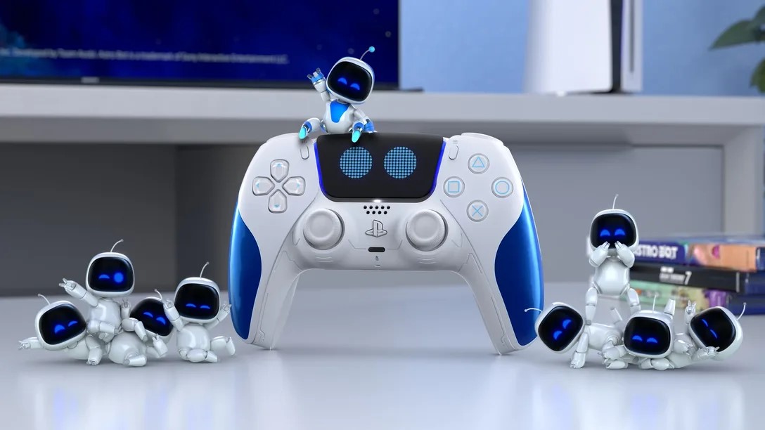 Check out the eyes on this special edition Astro Bot PS5 controller