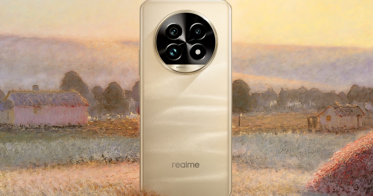 An M painting inspired the design of this unusual phone