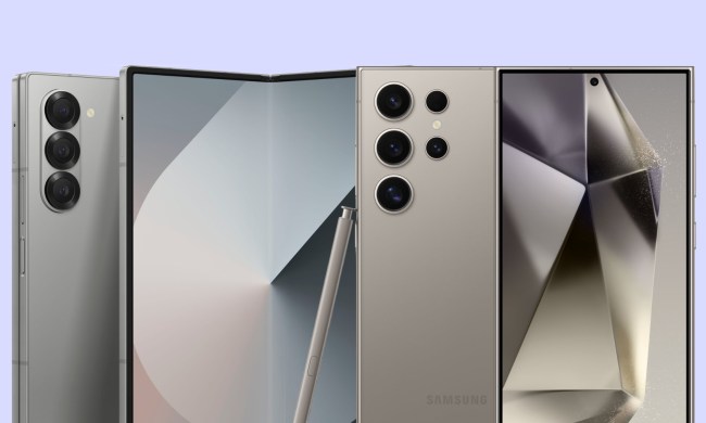 Renders of the Galaxy Z Fold 6 next to the Galaxy S24 Ultra.