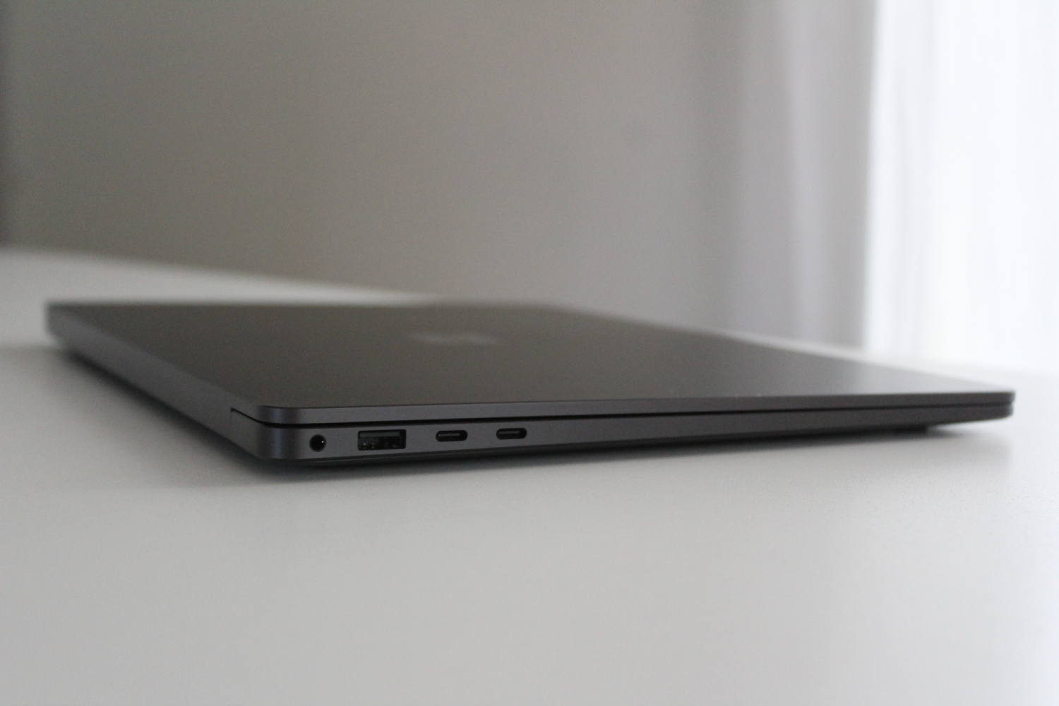 The ports shown on the Surface Laptop 7.