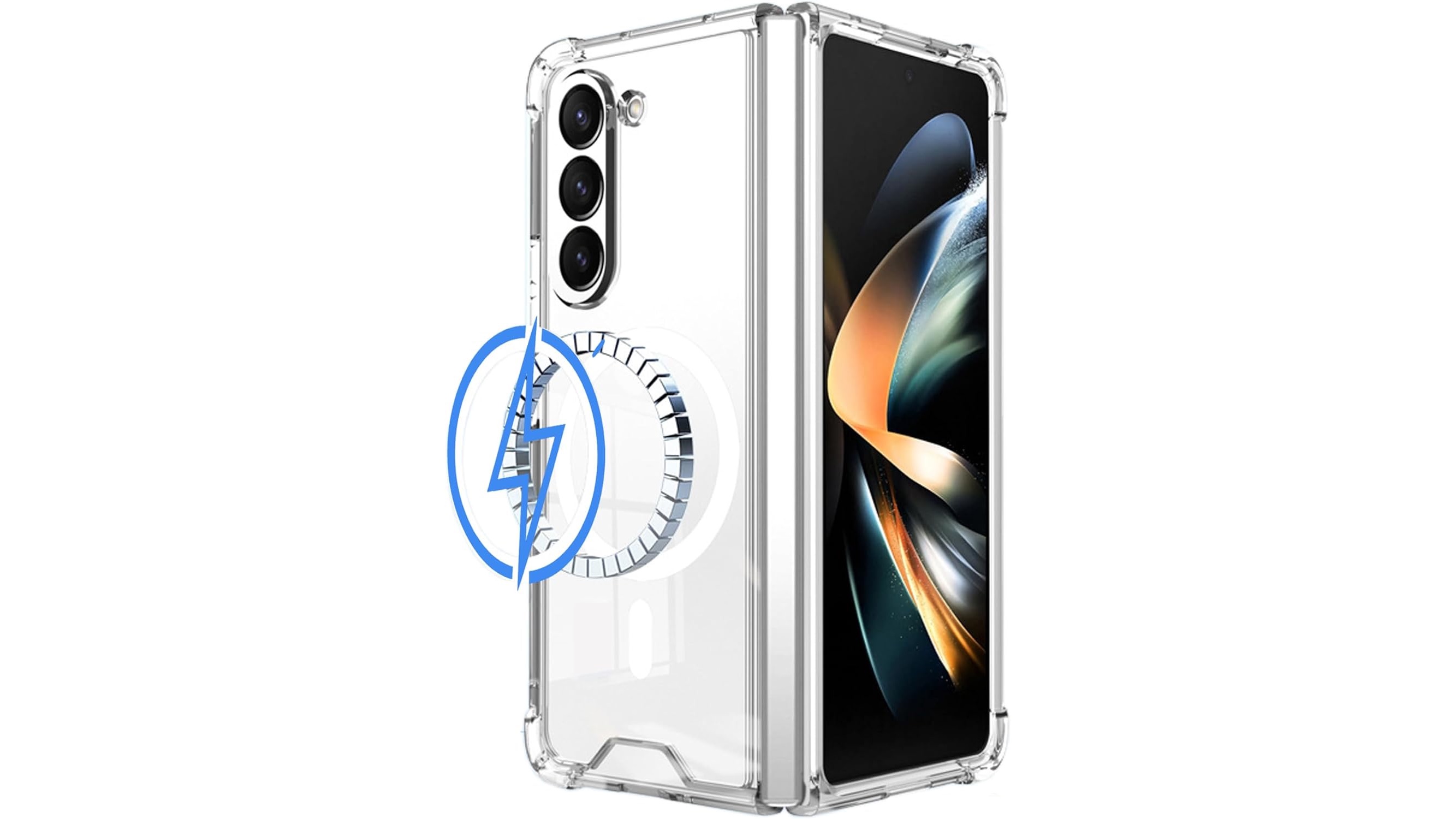 Funda transparente Woluki para Galaxy Z Fold 6.