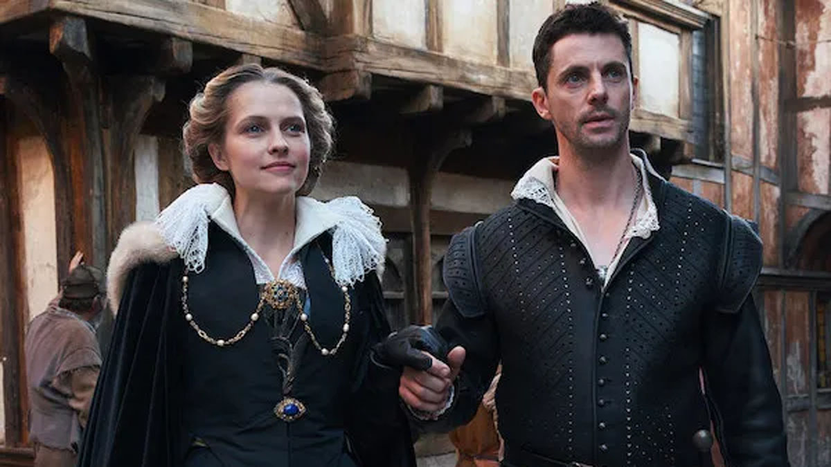 Teresa Palmer y Matthew Goode en El descubrimiento de las brujas.