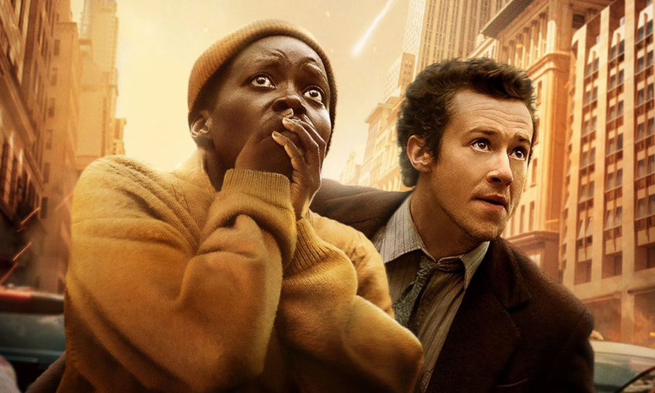 Lupita Nyong'o et Joseph Quinn dans "A Quiet Place: Day One".