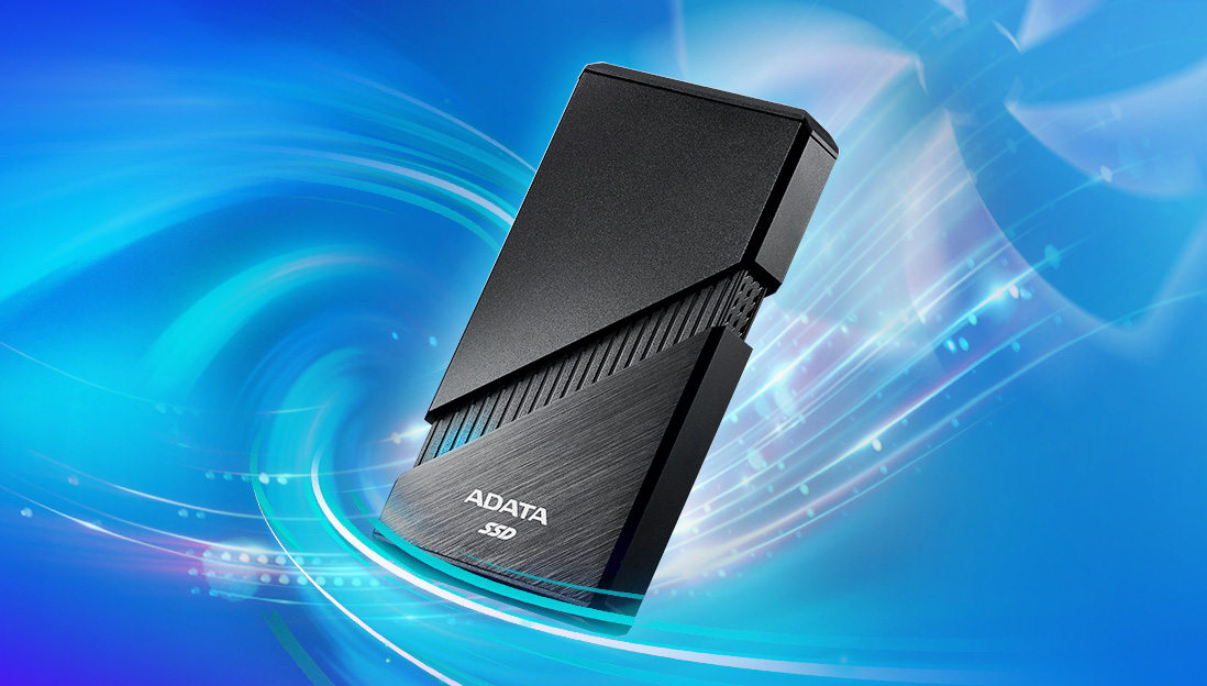 Image produit du SSD externe Adata SE920.