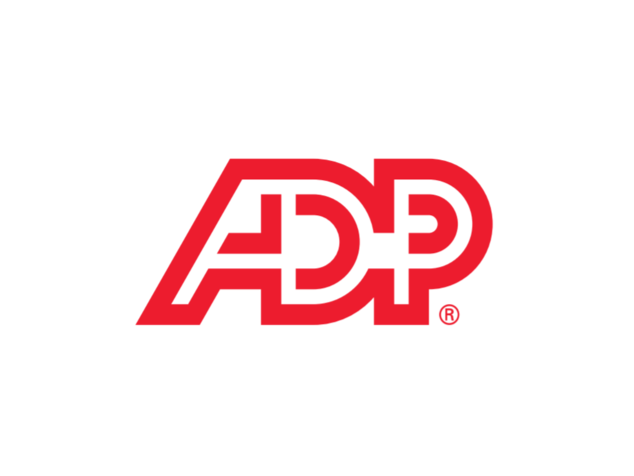 Логотип ADP Workforce Now на белом фоне